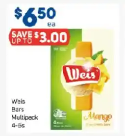 Foodland Weis Bars offer