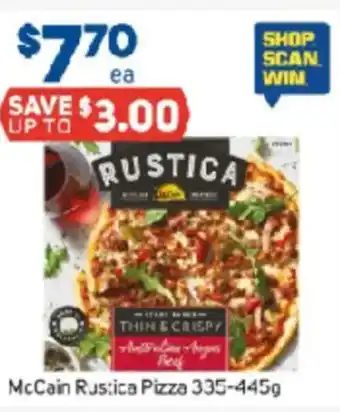 Foodland McCain Rustica Pizza offer