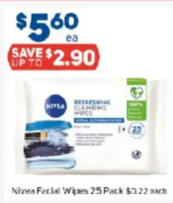 Foodland Nivea Facial Wipes offer