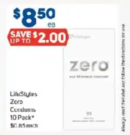 Foodland LifeStyles Zero Condoms offer