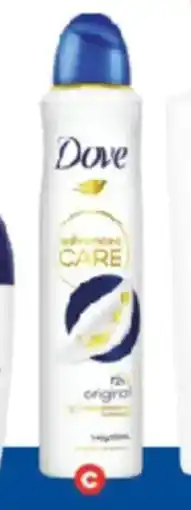 Foodland Dove Advanced Aerosol Deodorant offer