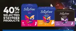 Foodland STAYFREE PRODUCTS offer