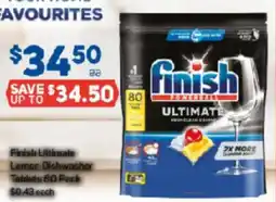 Foodland Finish Ultimate Lemar Dishwasher Tablets offer