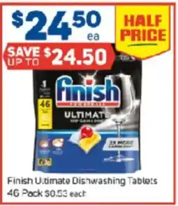 Foodland Finish Ultimate Dishwashing Tablets offer