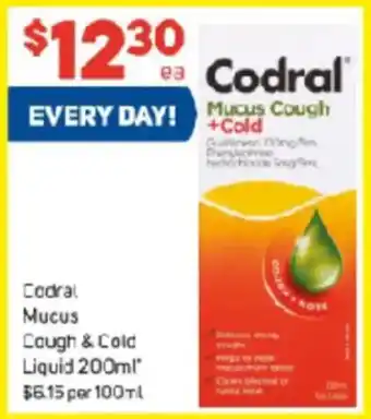 Foodland Codral Mucus Cough & Cold Liquid offer