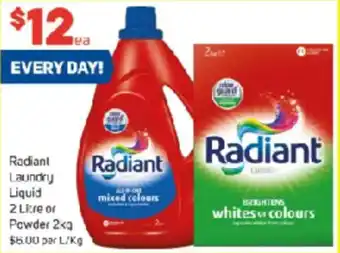 Foodland Radiant Laundry Liquid or Powder offer