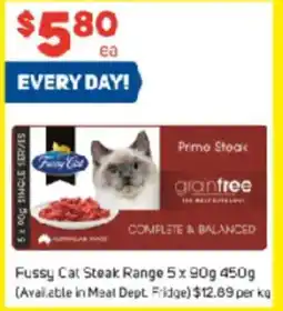 Foodland Fussy Cat Steak Range offer