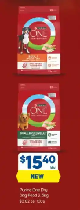 Foodland Purina One Dry Dog Food offer