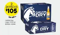 Foodland Carlton Dry Cans or Ectiles offer