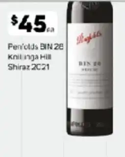 Foodland Penfolds BIN 28 Kollunga Hill Shiraz 2021 offer