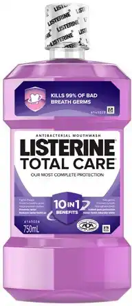 Discount Drug Stores Listerine Total Care Mouthwash 750mL offer