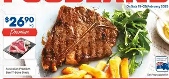 Foodland Australian Premium Beef T-Bone Steak offer