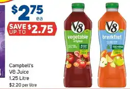 Foodland Campbell's V8 Juice offer