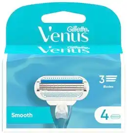 Discount Drug Stores Gillette Venus Smooth Blade Refills 4 Pack offer