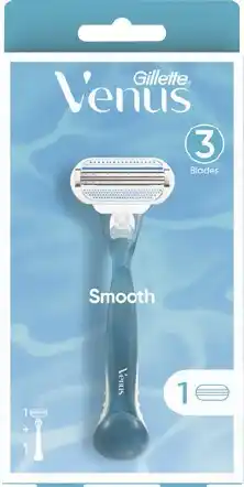 Discount Drug Stores Gillette Venus Smooth Razor Handle + 1 Blade Refill offer