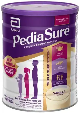 Discount Drug Stores PediaSure Powder Vanilla Flavour 850g offer