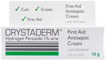 Discount Drug Stores Crystaderm First Aid Antiseptic Cream 10g offer