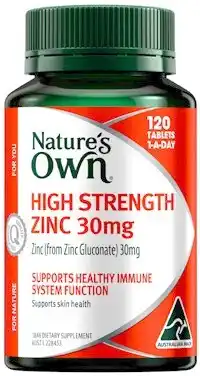 Discount Drug Stores Nature’s Own High Strength Zinc 30mg 120 Tablets offer