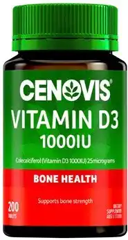 Discount Drug Stores Cenovis Vitamin D3 1000IU 200 Tablets offer