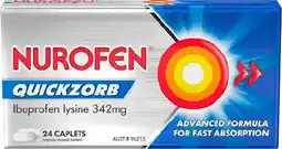 Discount Drug Stores Nurofen Quickzorb 24 Caplets offer