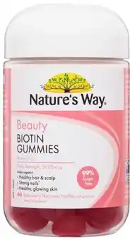 Discount Drug Stores Nature’s Way Beauty Biotin Gummies 40 Pastilles offer