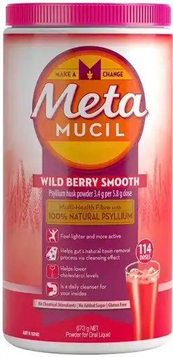 Discount Drug Stores Metamucil Wild Berry Smooth 673g offer