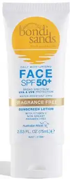 Discount Drug Stores Bondi Sands Face Sunscreen Lotion SPF 50+ 75mL offer