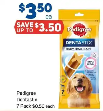 Foodland Pedigree Dentastix offer