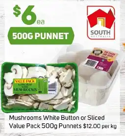 Foodland Mushrooms White Button or Sliced Value Pack offer