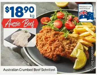 Foodland Australian Crumbed Beef Schnitzel offer