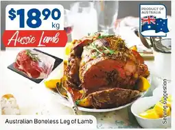 Foodland Australian Boneless Leg of Lamb offer