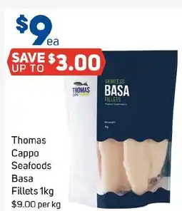 Foodland Thomas Cappo Seafoods Fillets offer