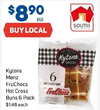 Foodland Kytons Menz FruChocs Hot Cross Buns offer