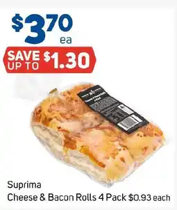 Foodland Suprima Cheese & Bacon Rolls offer