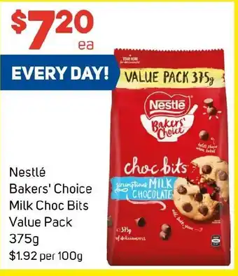 Foodland Nestlé Bakers' Choice Milk Choc Bits Value Pack offer