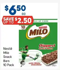 Foodland Nestlé Milo Snack Bars offer