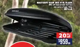 Opposite Lock MASTERAT ROOF BOX 41OL BLACK 4WD offer