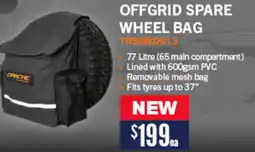 Opposite Lock OFFGRID SPARE WHEEL BAG T050802013 offer