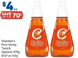 Foodland Chandler's Pure Honey Twist & offer