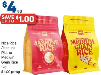 Foodland Nice Rice Jasmine Rice or Medium Grain Rice offer