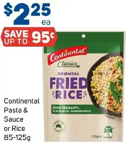 Foodland Continental Pasta & Sauce or Rice offer