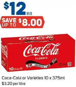 Foodland Coca-Cola or Varieties 10 offer