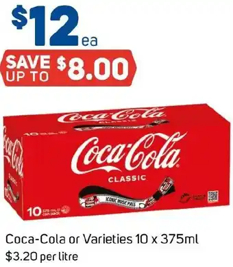 Foodland Coca-Cola or Varieties 10 offer