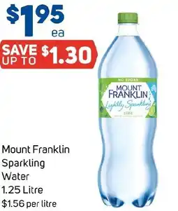 Foodland Mount Franklin Sparkling Water offer