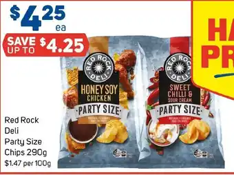 Foodland Red Rock Deli Party Size Chips offer