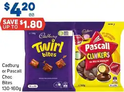 Foodland Cadbury or Pascall Choc Bites offer