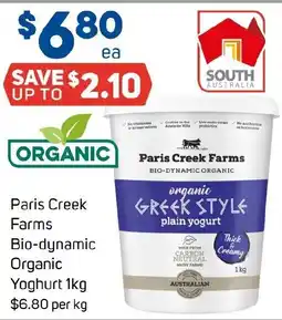 Foodland Paris Creek Farms BIO-DYNAMIC ORGANIC offer