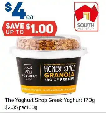 Foodland The Yoghurt Shop Greek Yoghurt offer