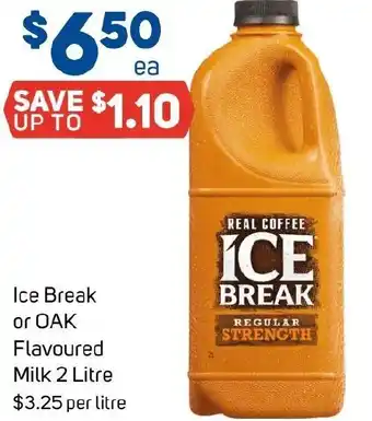 Foodland Ice Break or OAK Flavoured Milk offer