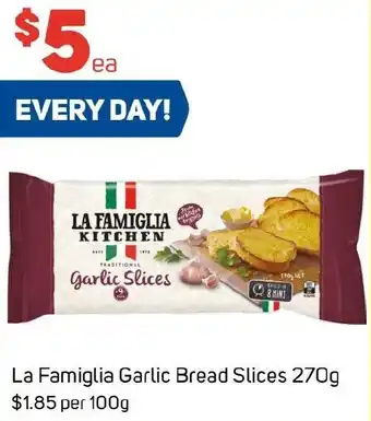 Foodland La Famiglia Garlic Bread Slices offer